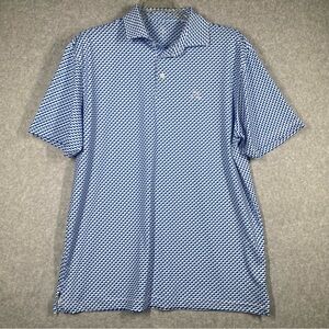 Rhoback Bluegrass Gameday Mens Short Sleeve Collegiate Polo Cavalier Style L